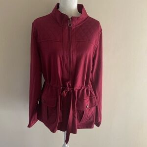 NYL Athleisure Cotton Blend Full Zip Jacket